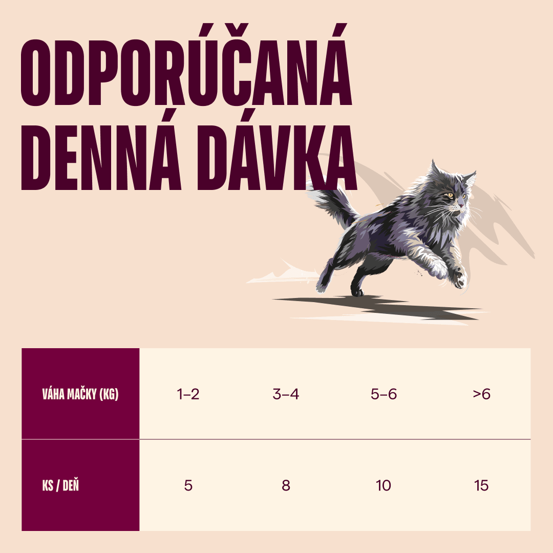 Pamlsok CARNILOVE Crunchy pre dospelé mačky kačica s malinami 50 g