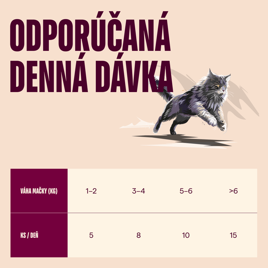 Pamlsok CARNILOVE Crunchy pre dospelé mačky losos s kocúrnikom 50 g