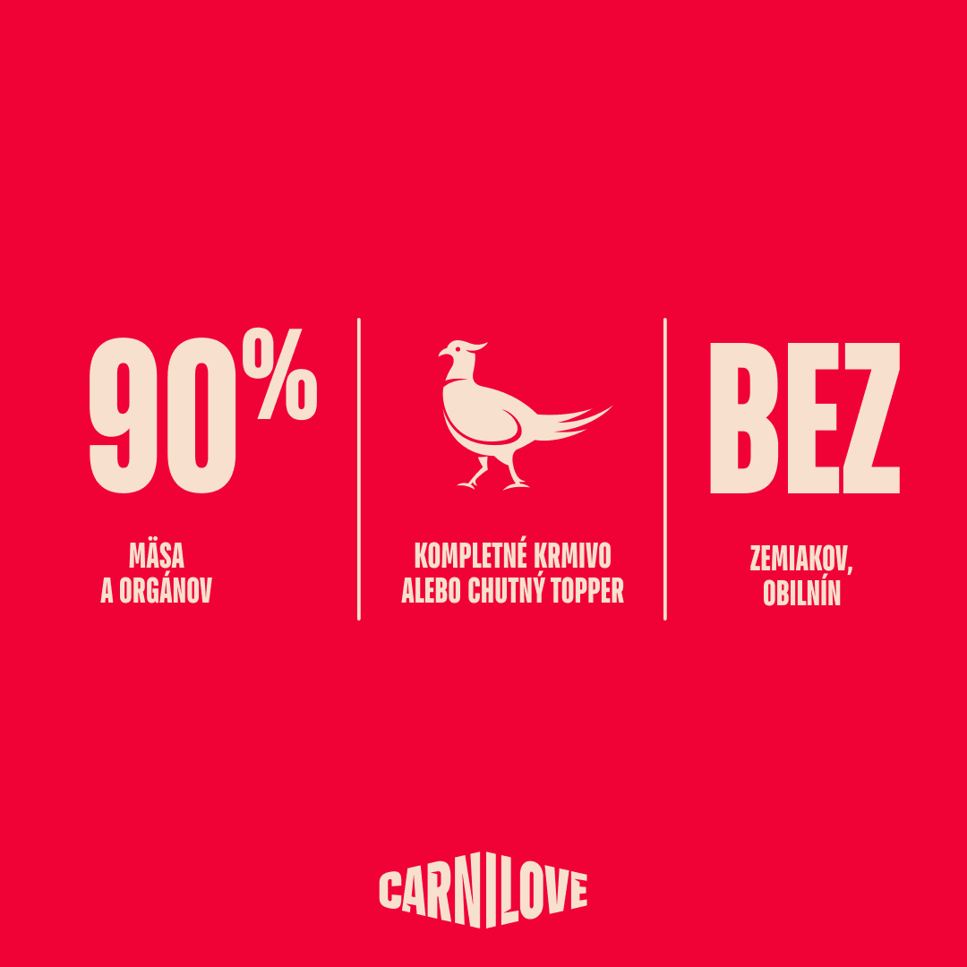 Kapsička CARNILOVE pre dospelé mačky bažant s listami maliníka v šťave 85 g