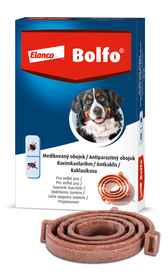 Antiparazitní obojek Bolfo pro psy 70cm