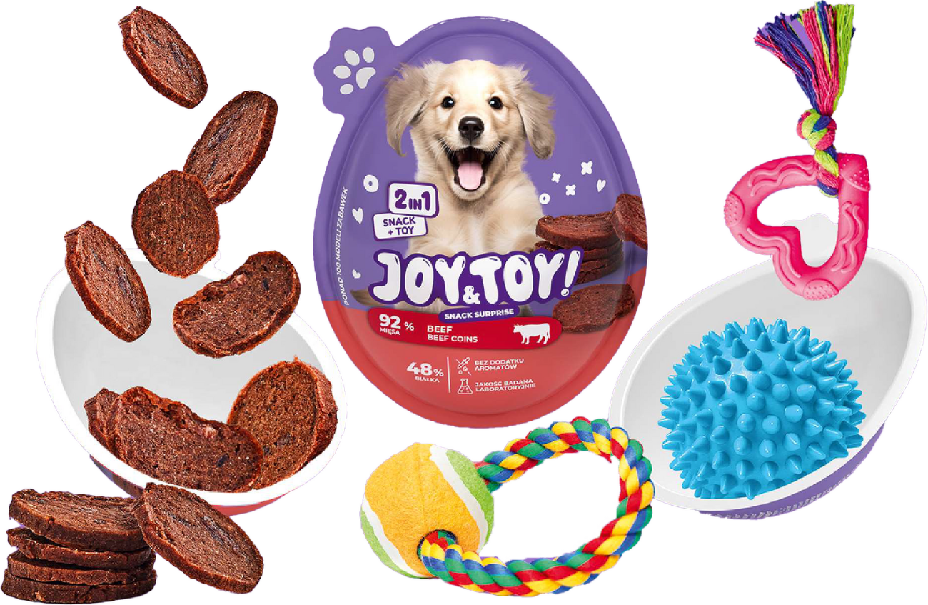 Vajíčko s překvapením Joy&Toy pro psy