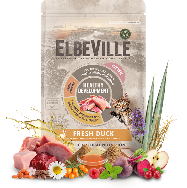 Krmivo ELBEVILLE Kitten Fresh Duck 340 g