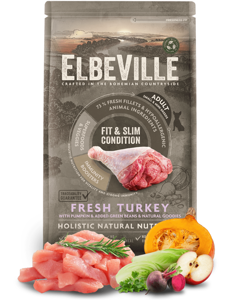 ELBEVILLE granuly Adult Mini Fresh Turkey Fit and Slim Condition 1,4kg