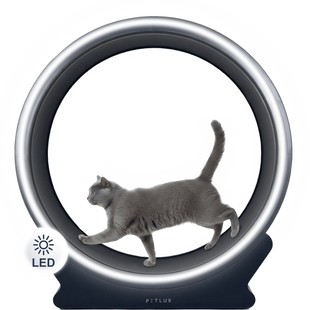 Kolo Petlux tréningové pro kočky V2 LED černé osvětlené