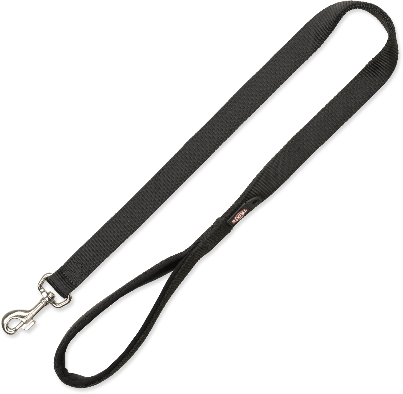 Vodítko Trixie Premium s vyplněnou rukojetí L–XL černé