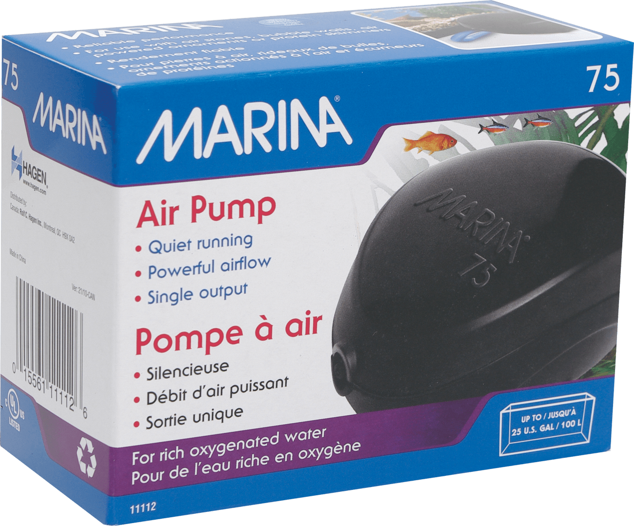 Kompresor MARINA 75,65l/h 50-100l