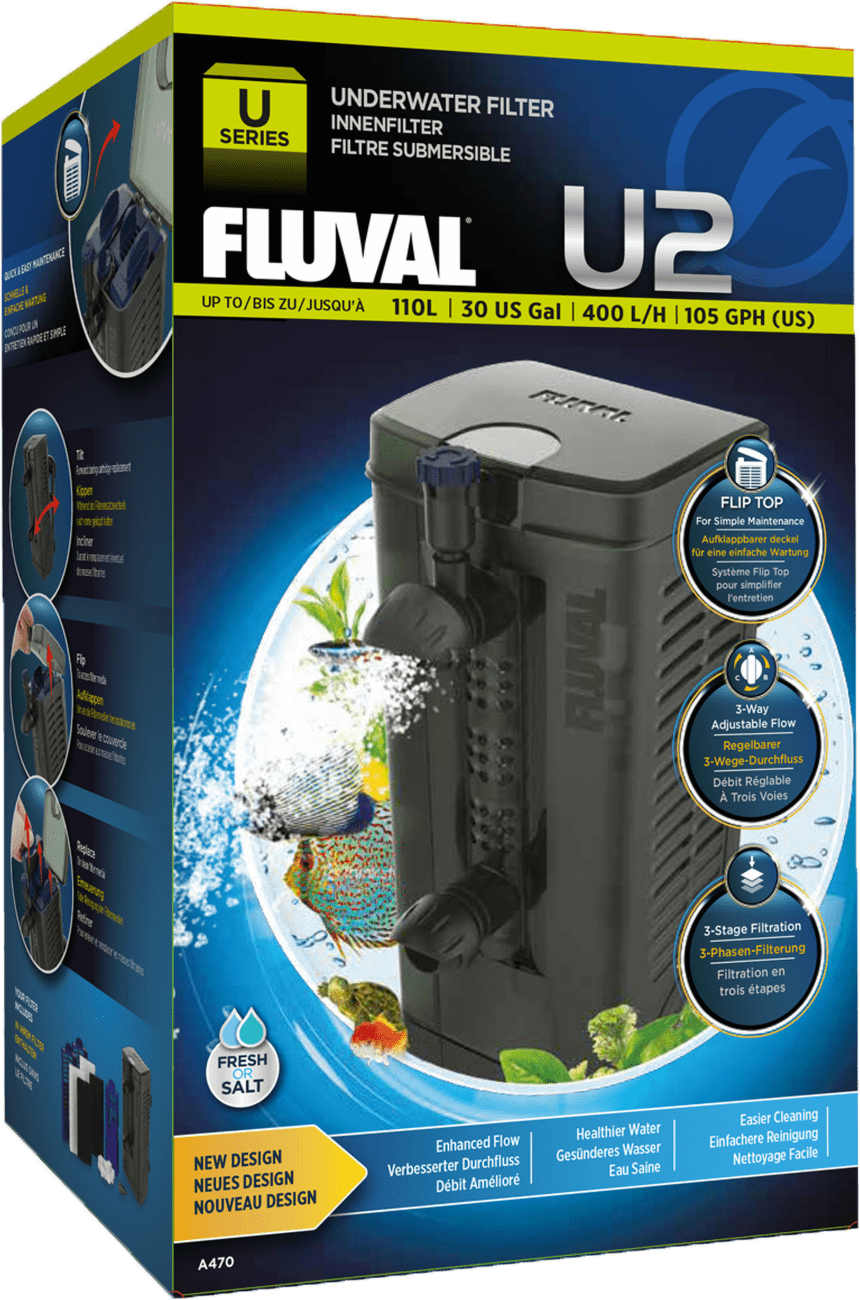 Fluval filter vnútorný U2 400l/h