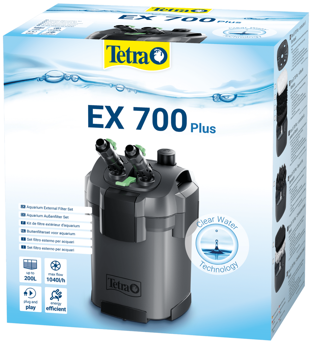 TETRA Filter EX 700 Plus vonkajsi, 1040l/h