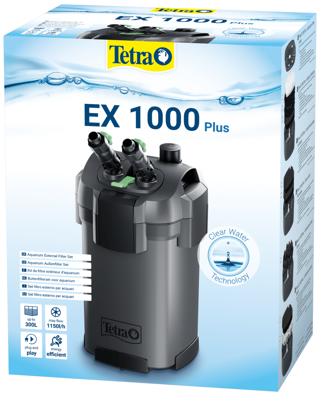 TETRA Filter EX 1000 Plus vonkajsi, 1150l/h