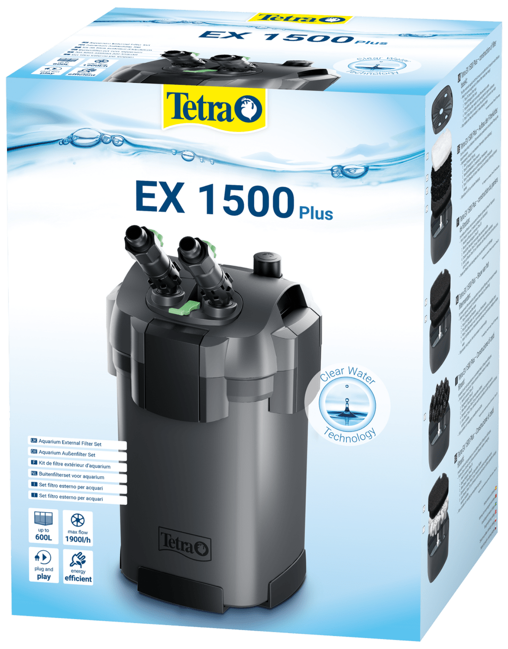 TETRA Filter EX 1500 Plus vonkajsi, 1900l/h