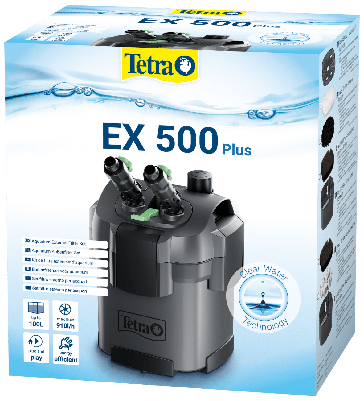 TETRA Filter EX 500 Plus vonkajsi, 910l/h