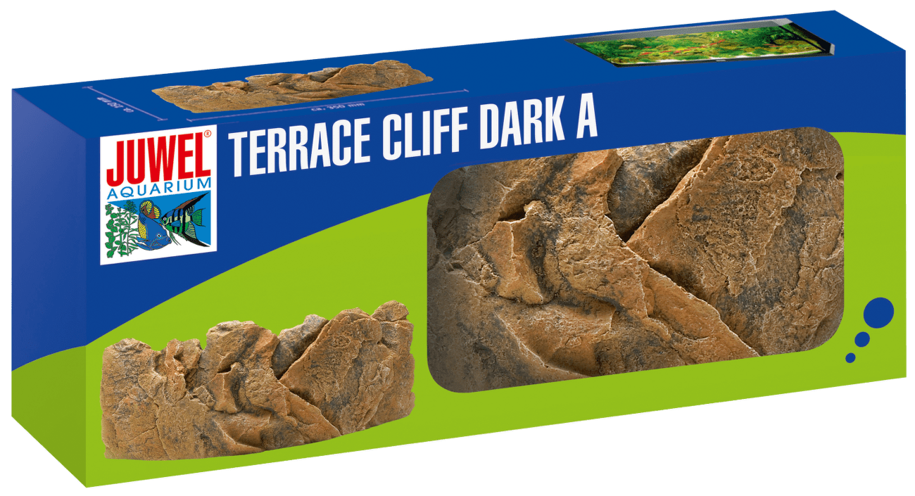 Dekoracia akv. Cliff Dark Terrace A