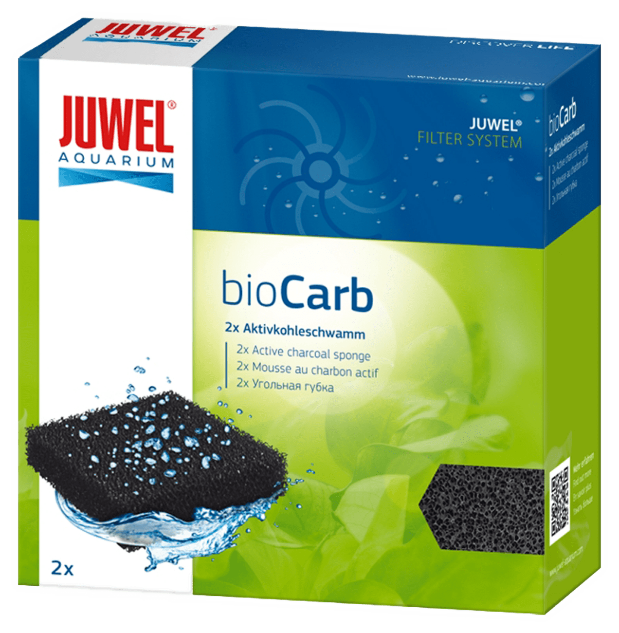 Juwel náhradný molitan aktívne uhlie Compact 2 ks