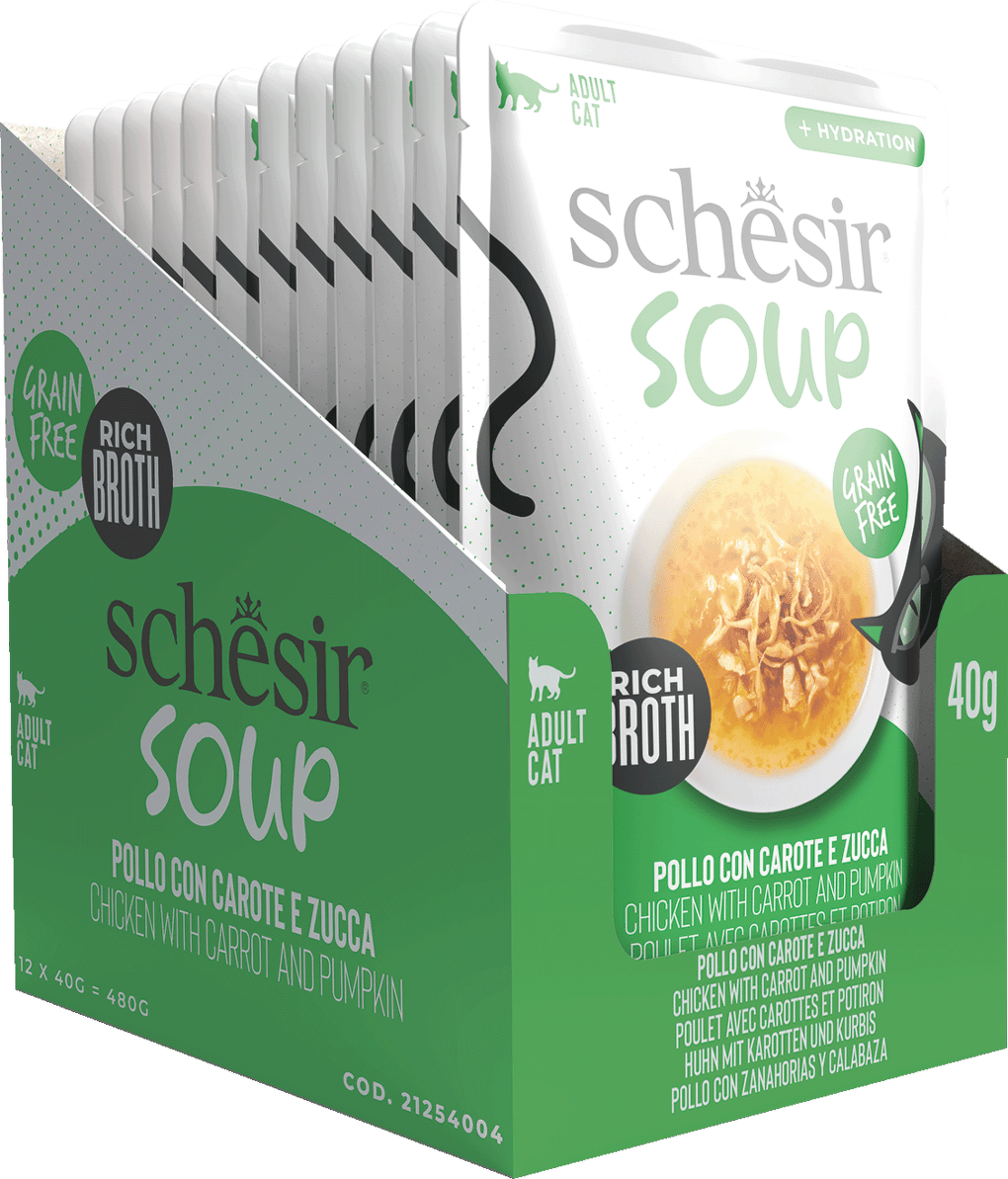 Schesir Soup kapsička 40 g kura, mrkva a tekvica
