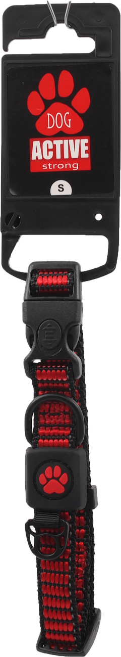 Obojok AD Strong S cerveny 1,5x27-37cm