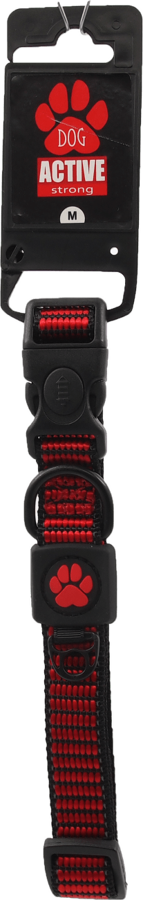 Obojok AD Strong M cerveny 2x34-49cm