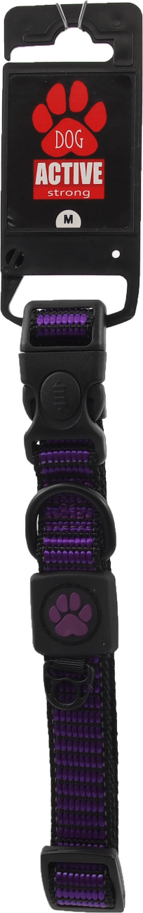 Obojok AD Strong M fialovy 2x34-49cm
