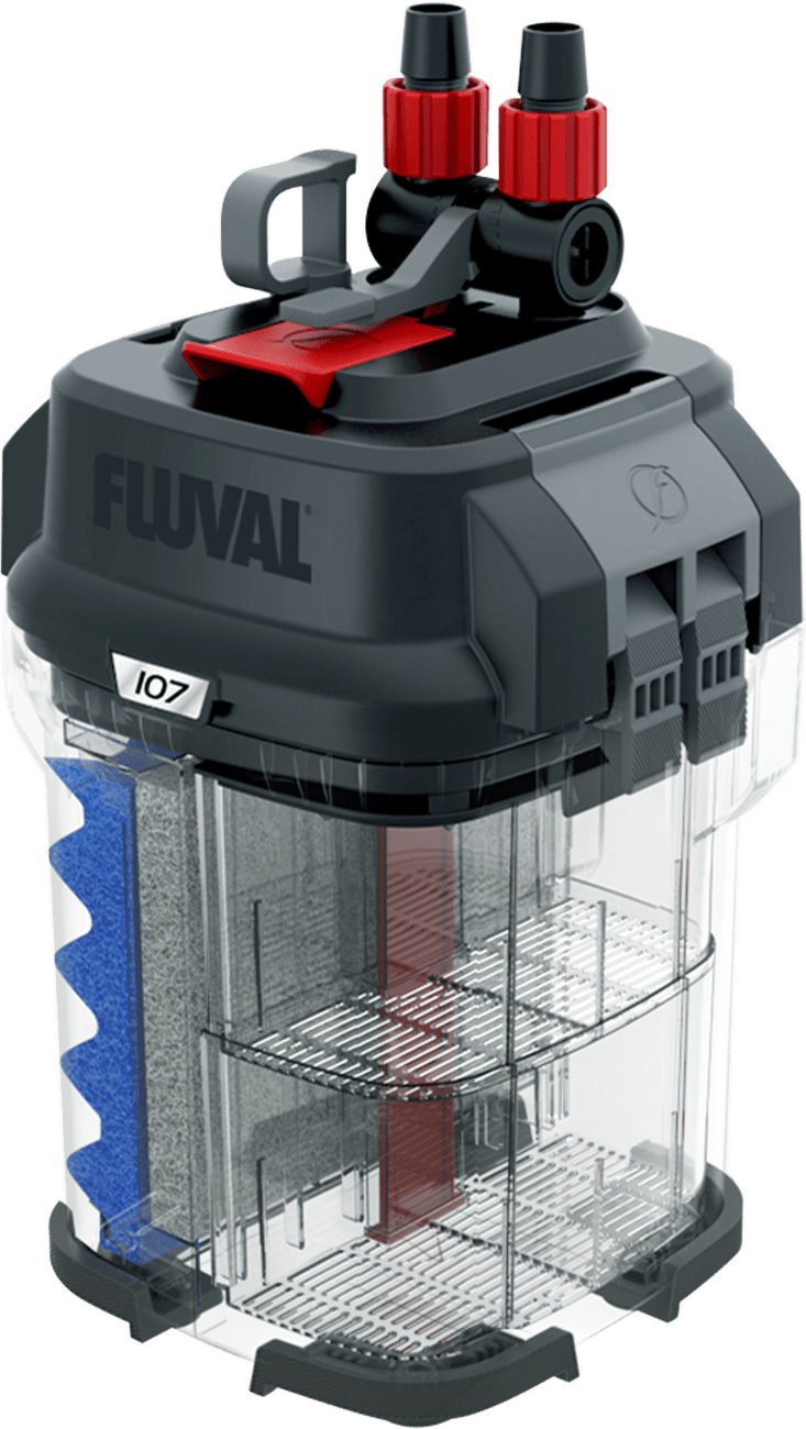 Fluval filter 107 vonkajší 550 l/h, 10 W
