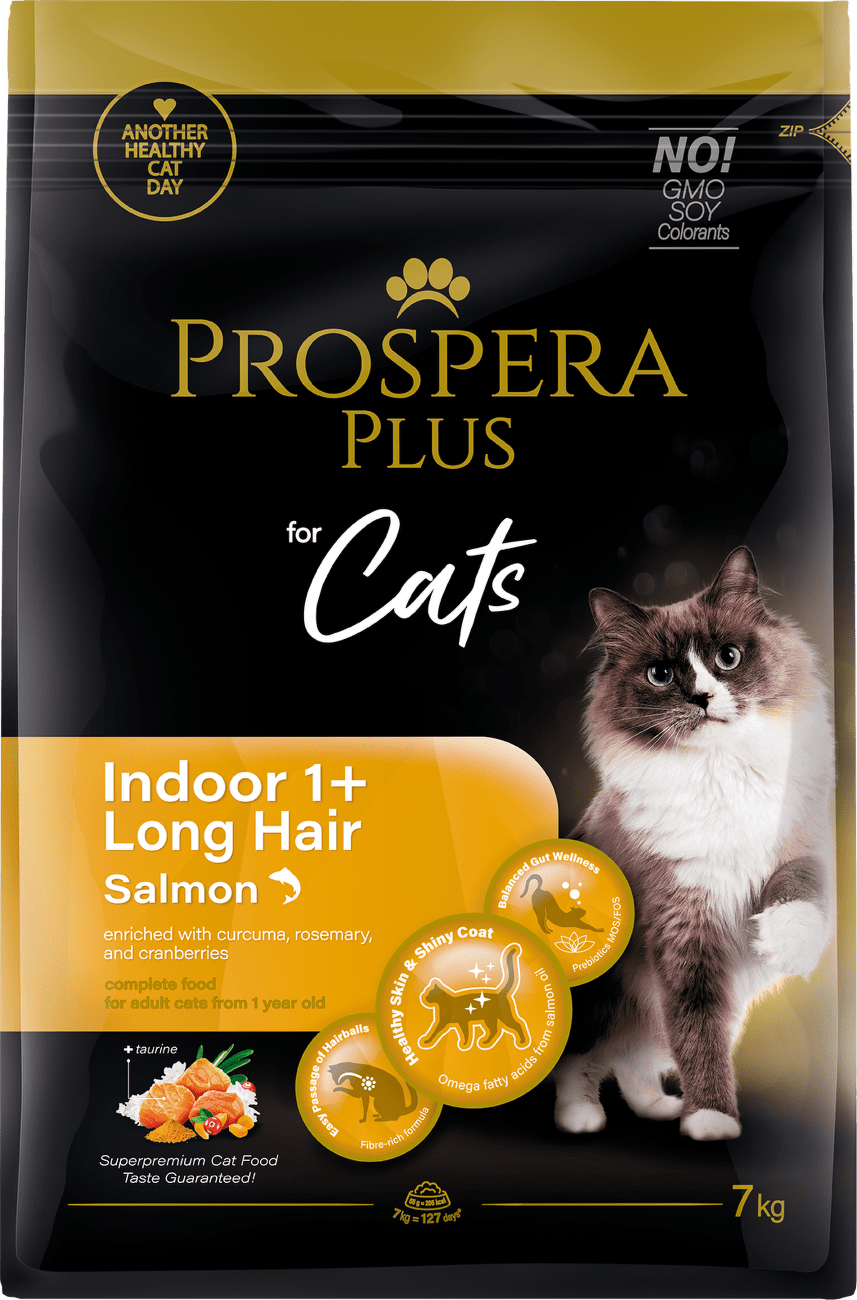 Prospera Plus Indoor 1+ Salmon Long Hair 7kg