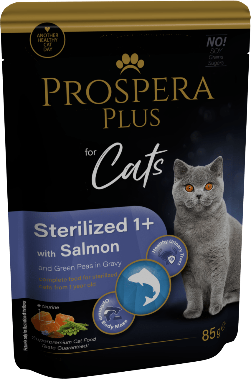 Prospera cat kapsička Adult Sterilized losos s hráškom 85 g