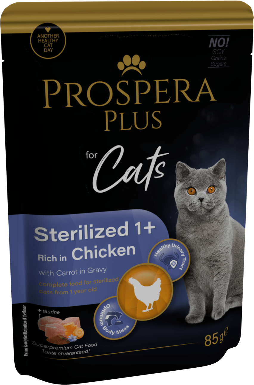 Prospera cat kapsička Adult Sterilized kura s mrkvou 85 g