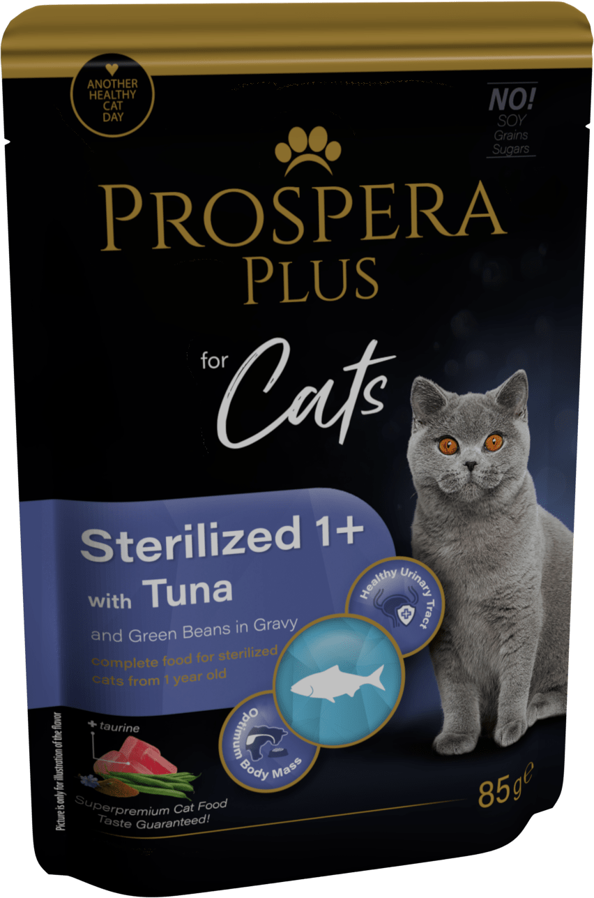 Prospera cat kapsička Adult Sterilized tuniak s fazuľkami 85 g