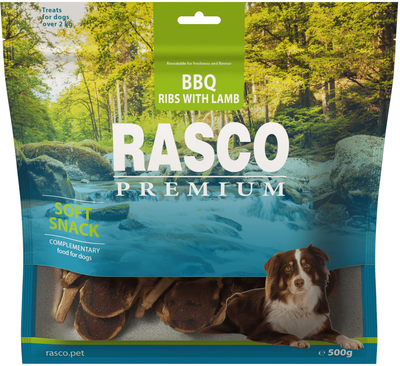 Rasco Premium. poch.  BBQ jahňacie rebierka 500 g