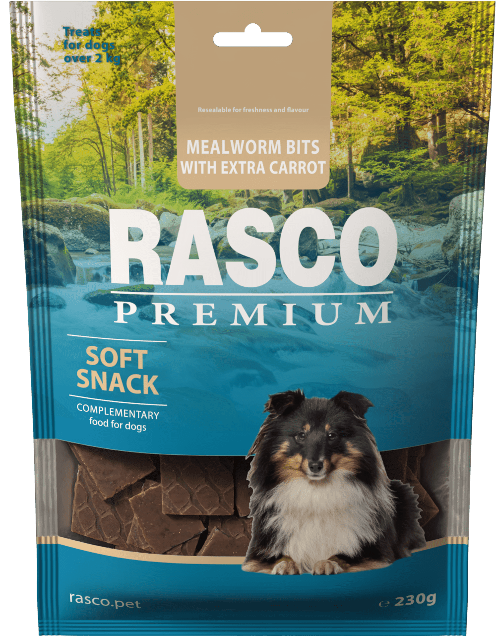 Rasco Premium poch.múčne červy s mrkvou  230 g