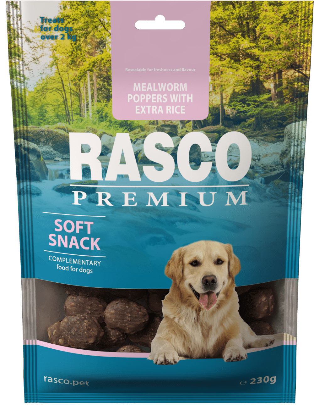 Rasco Premium poch. múčne červy s ryžou  230 g