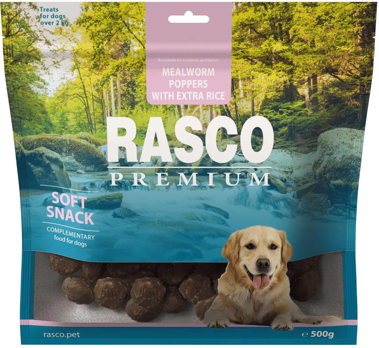 Rasco Premium poch.  múčne červy s ryžou 500 g