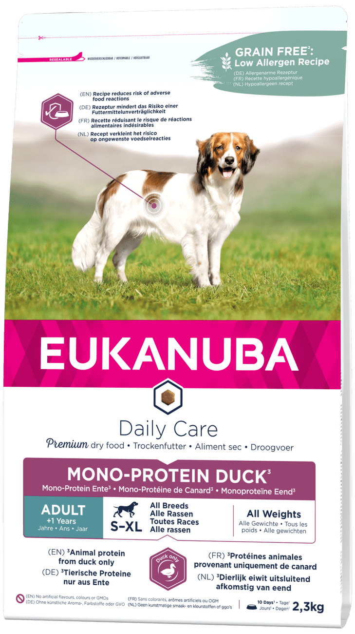 Eukanuba adult mono protein kačka 2,3 kg