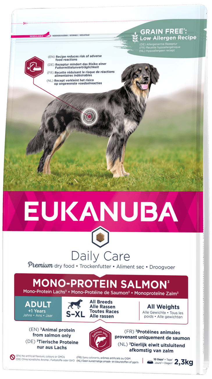 Eukanuba granuly pre dospelé psy Mono Protein losos 2,3kg