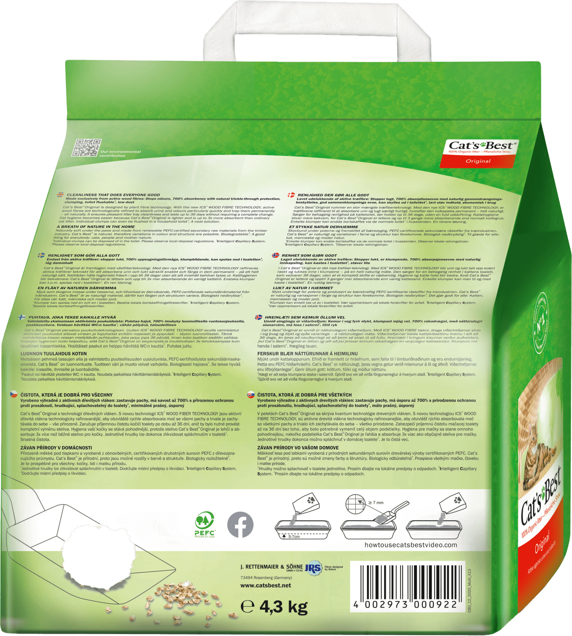 Kockolit Cats Best ÖkoPlus 4,3kg