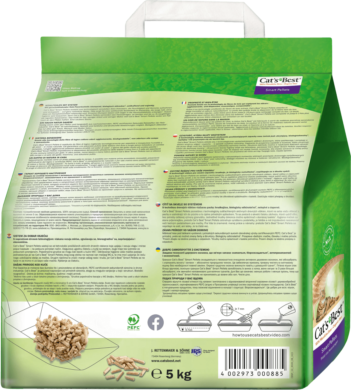 Kockolit Cats Best Nature Gold 10l / 5kg