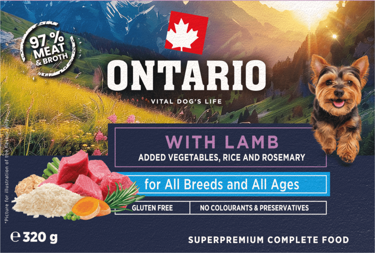 Vanička Ontario s jehněčím 320 g
