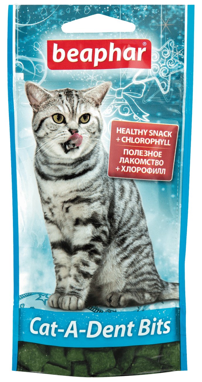 Beaphar pochúťka pre zdravé zuby Cat-A-Dent-Bits 35 g