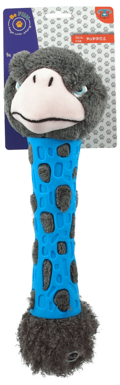 BeFun hračka TPR plyšový pštros 38 cm