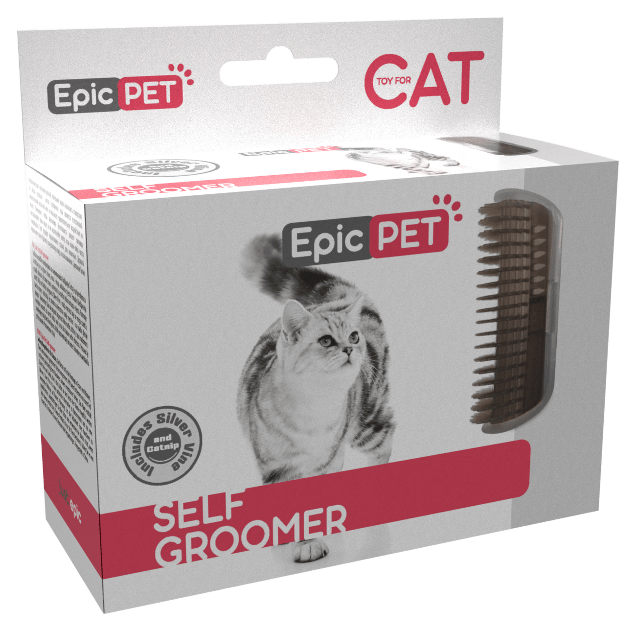 Epic Pet Self-groomer kefa rohová 8x12x5 cm