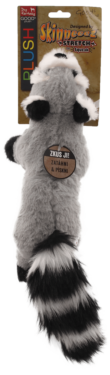 Hracka DF Plush piskaci medvedik cierne packy 45cm