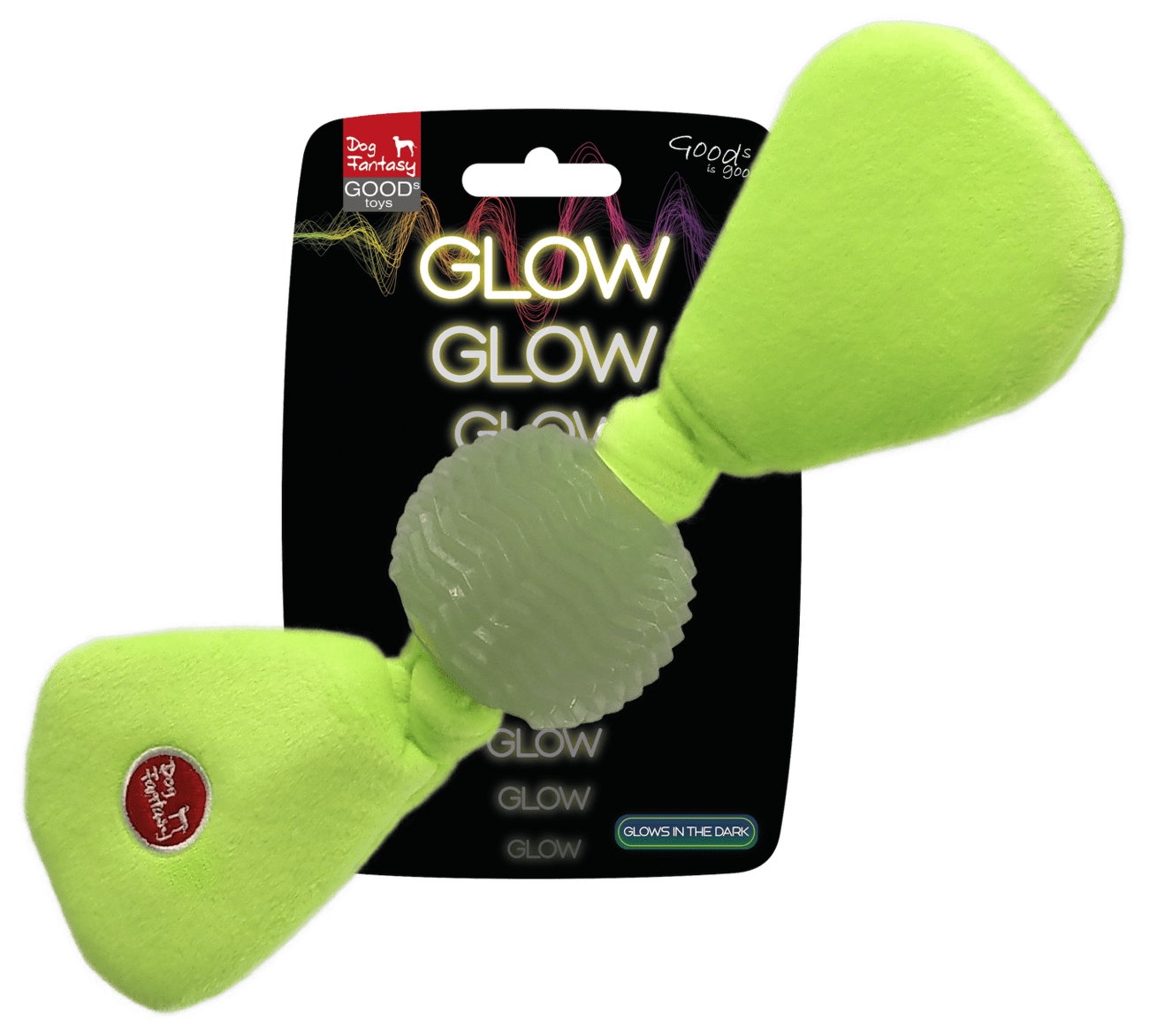 Dog Fantasy Glow hračka svietiaca lopta 25 cm