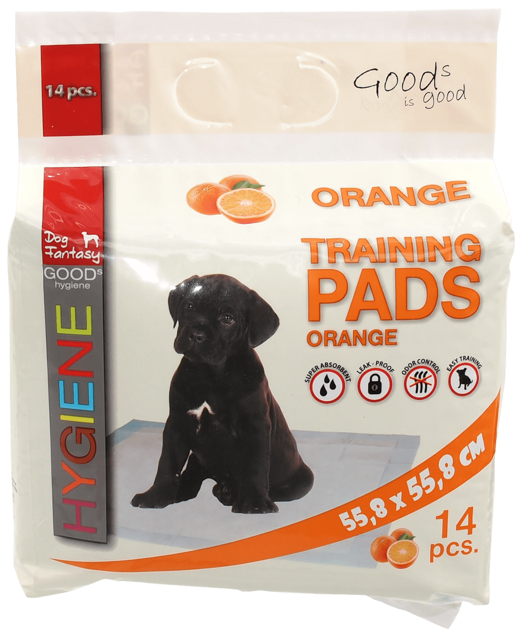 Dog Fantasy Podložka Orange 55,8 x 55,8 cm 14 ks