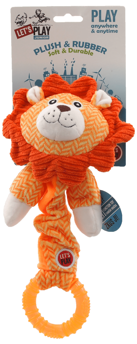 Hracka LP Junior lev oranzovy 30cm