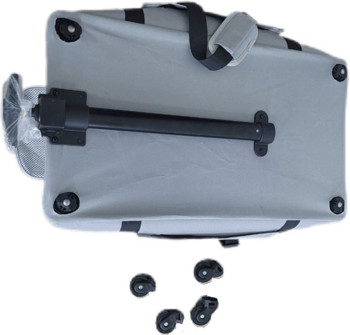 PawHut Box prepravný pre psov sivý 76 x 38 x 46 cm