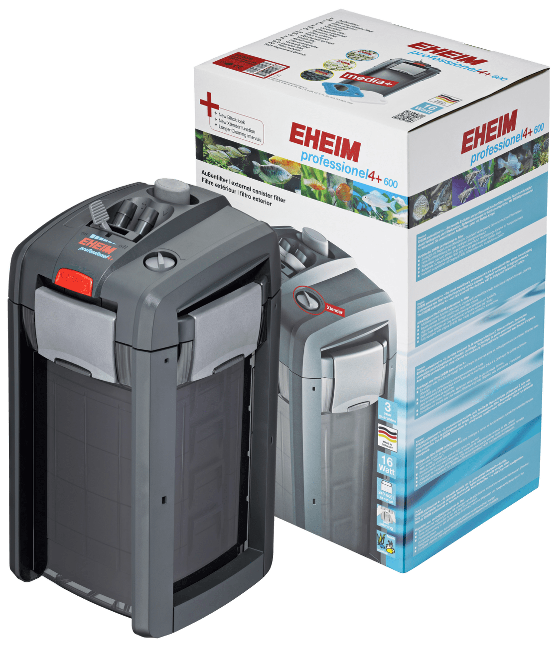 Eheim filter Professionel 4+ 600 s filtračnými náplňami