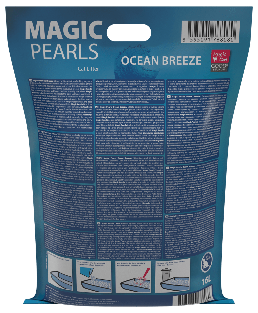 Kočkolit Magic Pearls Ocean Breeze