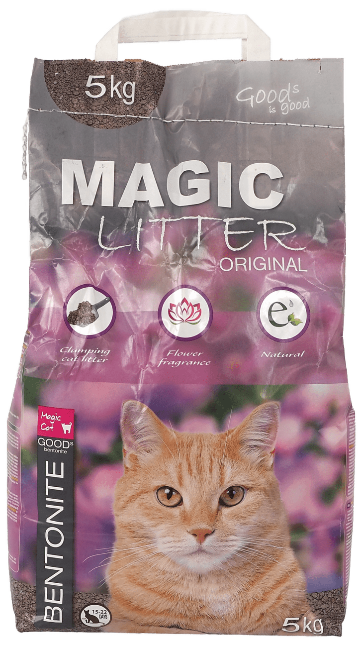 Magic Litter podstielka Bentonite Original Flowers 5 kg