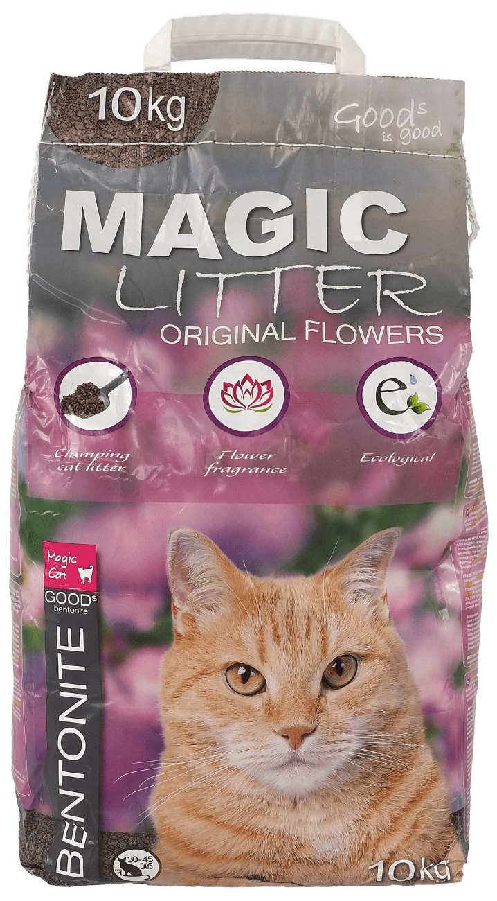 Magic Litter podstielka Bentonite Original Flowers 10 kg