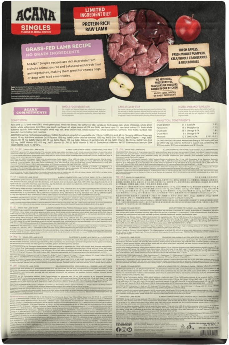 Krmivo Acana Singles Grass-Fed Lamb 2 kg