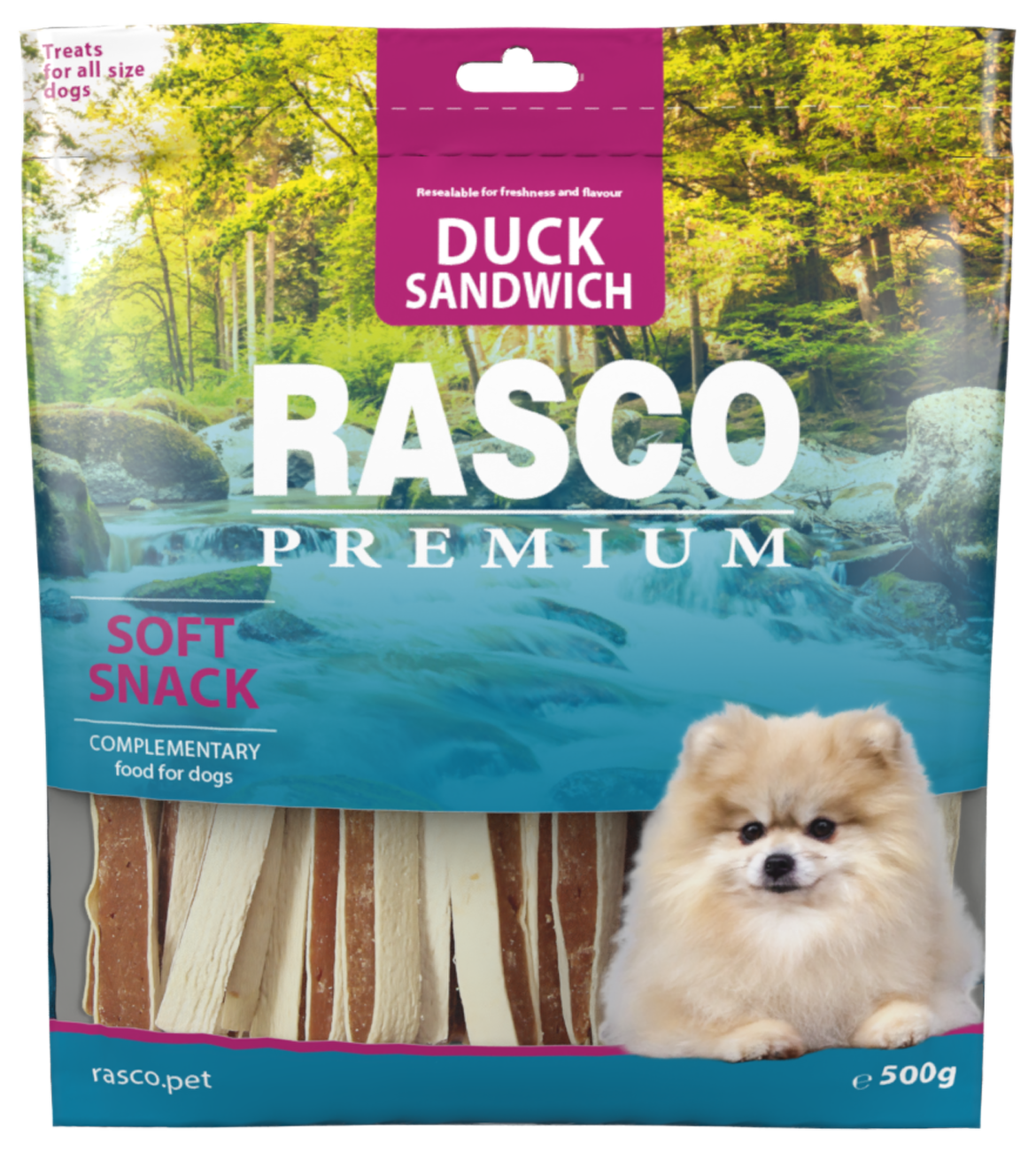 RASCO Prem. poch. sendviče z kačacieho mäsa 500g