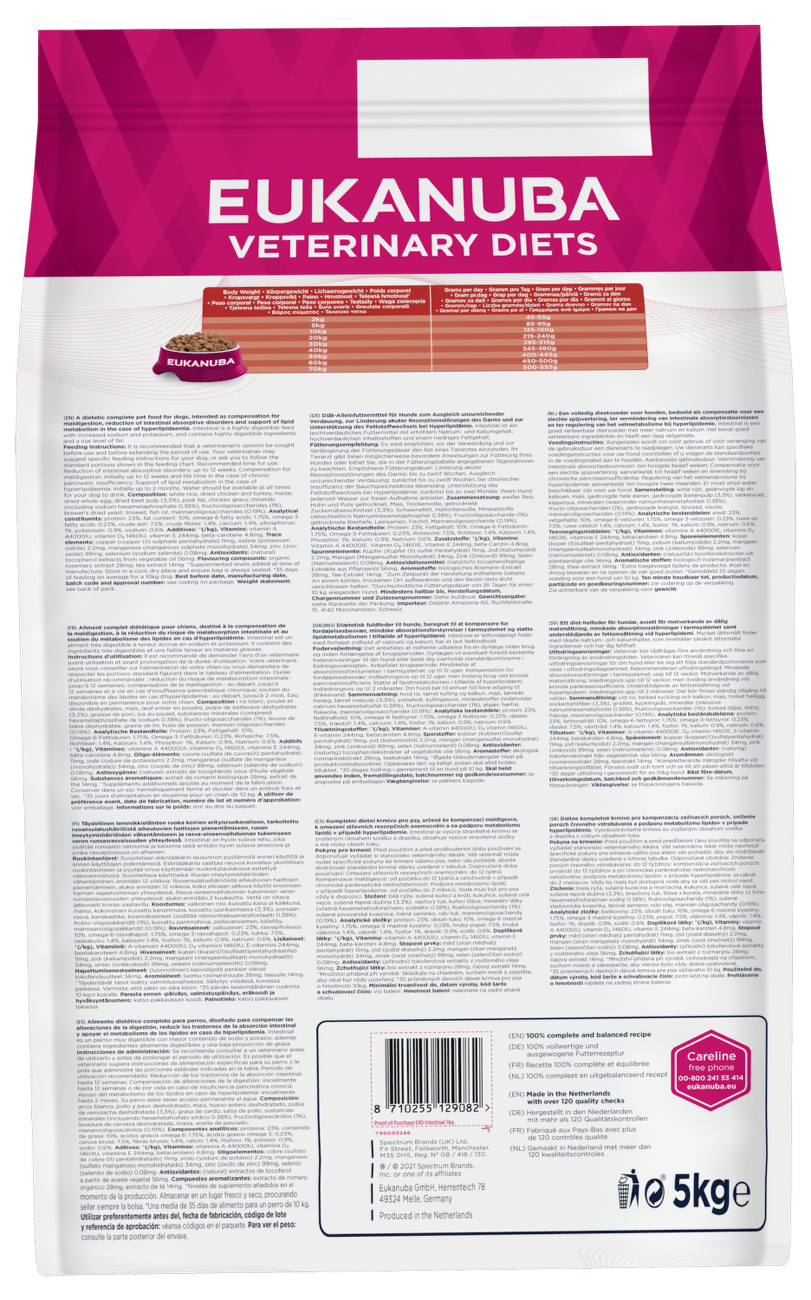 Eukanuba granuly VD Intestinal Form Dog 5kg